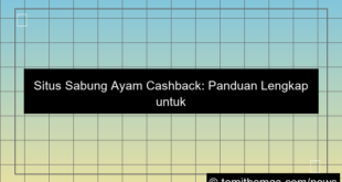 desain situs sabung ayam cashback