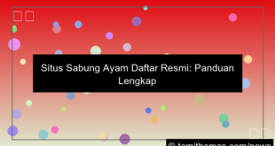 situs sabung ayam daftar resmi