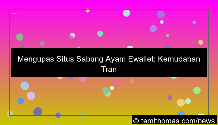 gambar situs sabung ayam ewallet