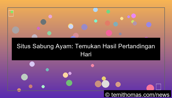 gambar situs sabung ayam hasil hari ini