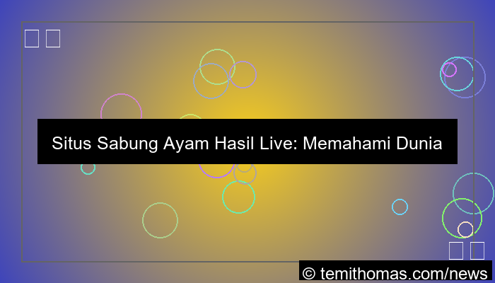 ilustrasi situs sabung ayam hasil live