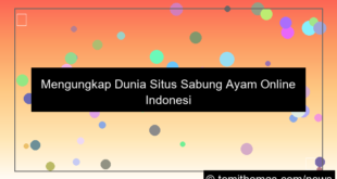 desain situs sabung ayam indonesia