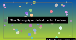 grafik situs sabung ayam jadwal hari ini