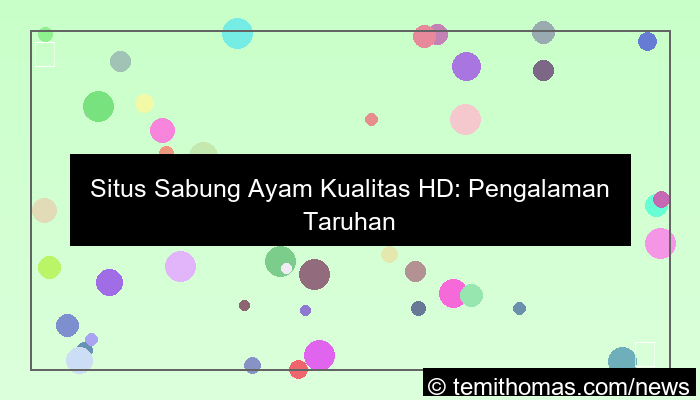 situs sabung ayam kualitas hd