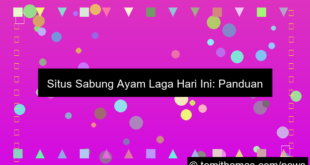 situs sabung ayam laga hari ini