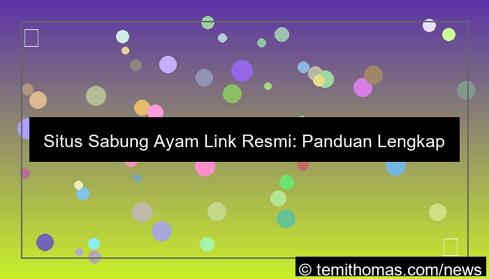 situs sabung ayam link resmi