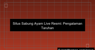 ilustrasi situs sabung ayam live resmi