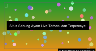 grafik situs sabung ayam live terbaru