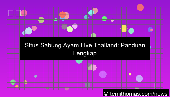 situs sabung ayam live thailand