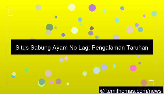 situs sabung ayam no lag