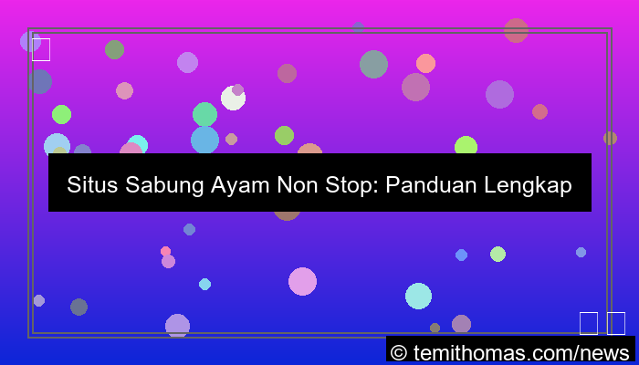 ilustrasi situs sabung ayam non stop