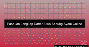 situs sabung ayam panduan daftar