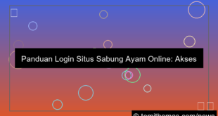 grafik situs sabung ayam panduan login