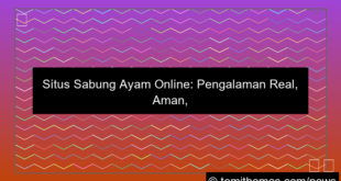 situs sabung ayam pengalaman real