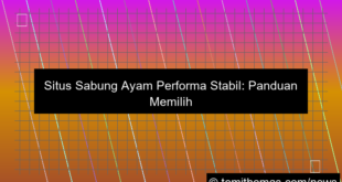 ilustrasi situs sabung ayam performa stabil