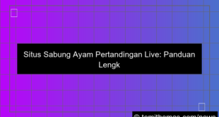 situs sabung ayam pertandingan live