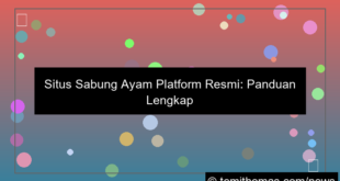 situs sabung ayam platform resmi