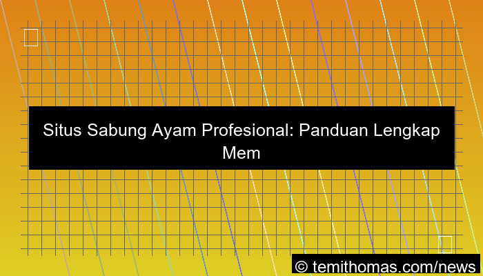desain situs sabung ayam profesional
