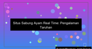 desain situs sabung ayam real time
