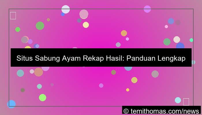 situs sabung ayam rekap hasil