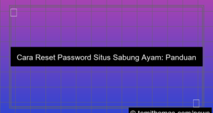 ilustrasi situs sabung ayam reset password