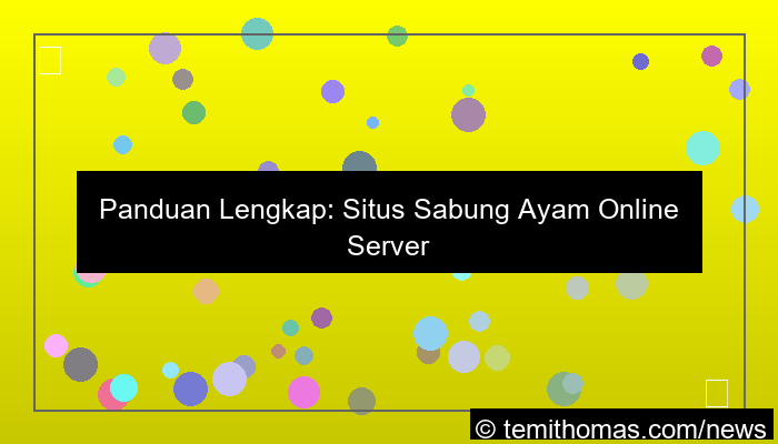 visual situs sabung ayam server luar