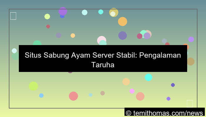 situs sabung ayam server stabil