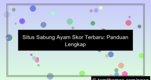 desain situs sabung ayam skor terbaru