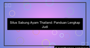 situs sabung ayam thailand