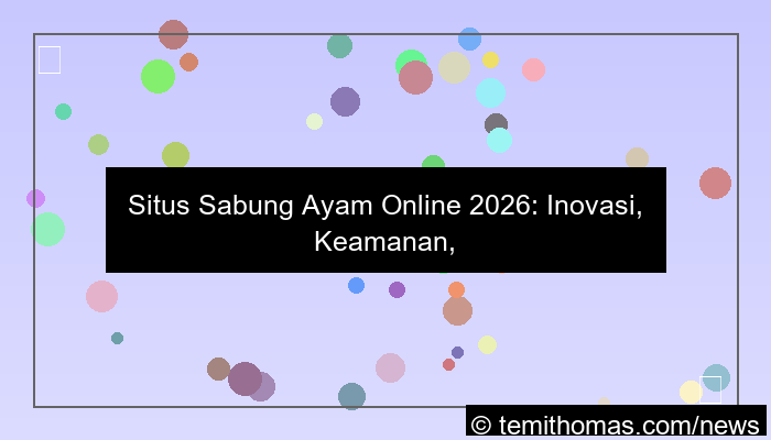 situs sabung ayam update 2026