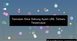 situs sabung ayam url terbaru