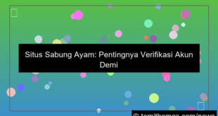 desain situs sabung ayam verifikasi akun