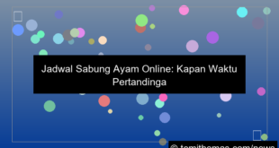 situs sabung ayam waktu pertandingan