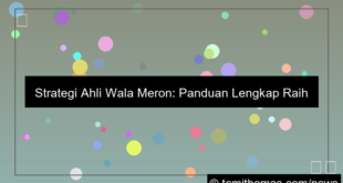 visual strategi ahli wala meron