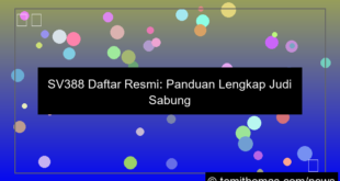 visual sv388 daftar resmi