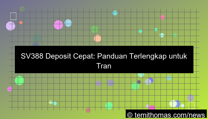 sv388 deposit cepat