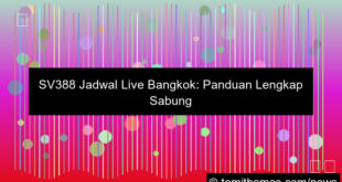 sv388 jadwal live bangkok