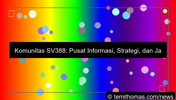 sv388 komunitas