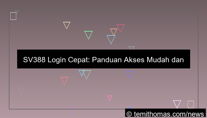 sv388 login cepat