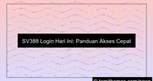 sv388 login hari ini
