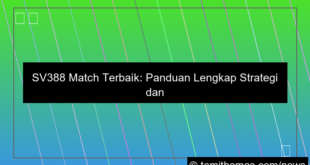 sv388 match terbaik
