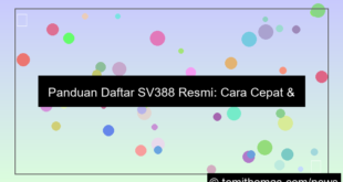 sv388 panduan daftar