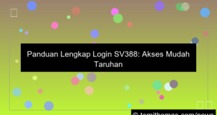 visual sv388 panduan login