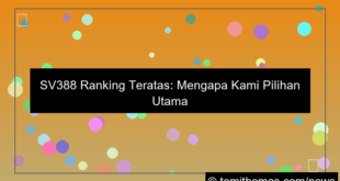 sv388 ranking teratas