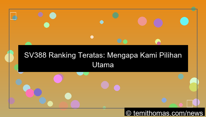 sv388 ranking teratas