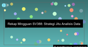 grafik sv388 rekap mingguan