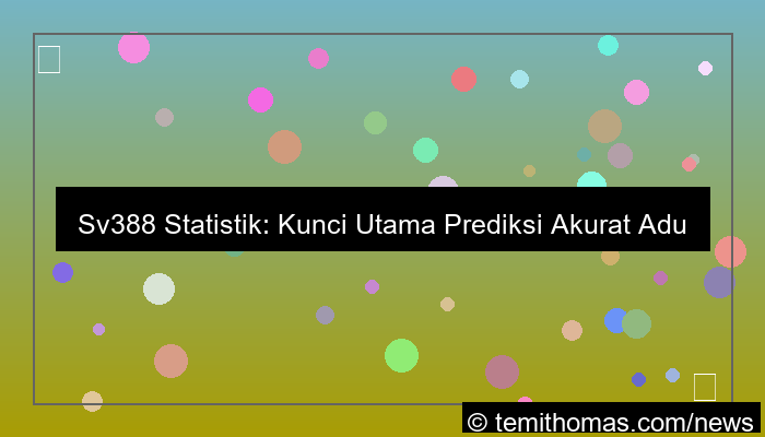 desain sv388 statistik