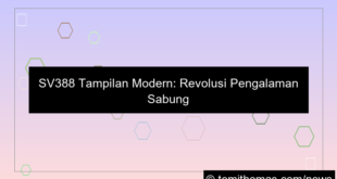 sv388 tampilan modern