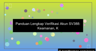 sv388 verifikasi akun