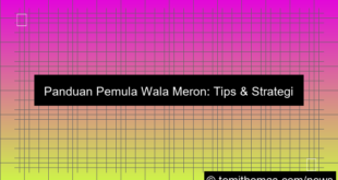 tips pemula wala meron